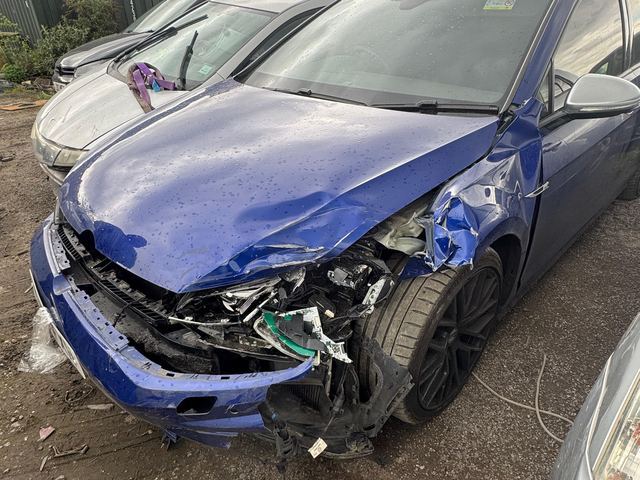 BMW M4 — front-end collision before repair at E17 Bodyworks